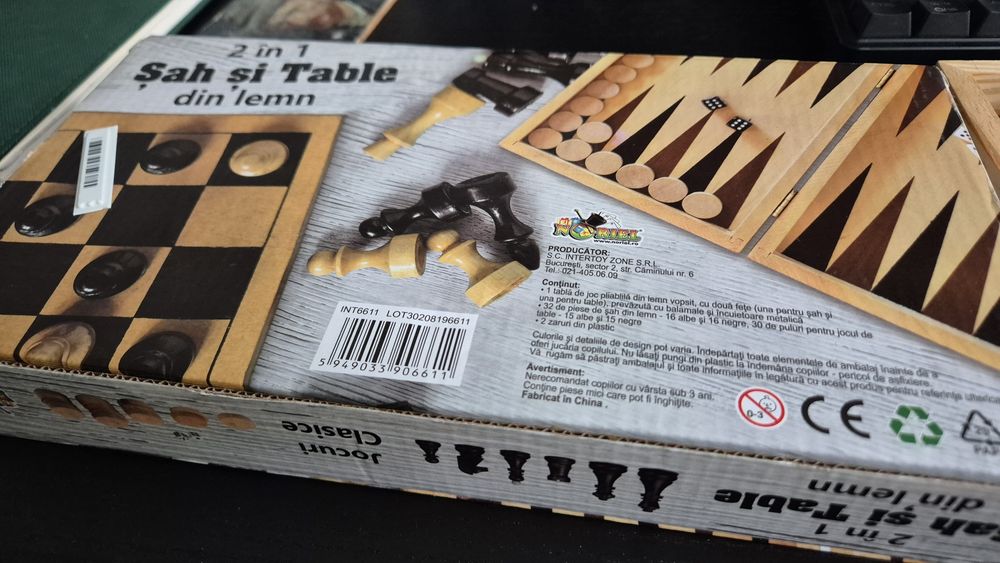 Șah și table, Noriel/ nou, nefolosit