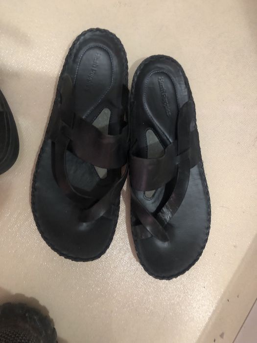 Мъжки чехли естествена кожа 45 номер