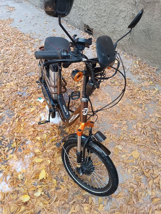 Продаю электровеалосипед литионовый акумулятор 48v 20ah запас хода 70к