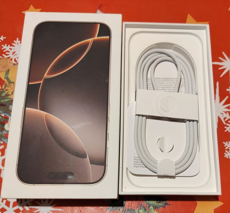 Apple iphone 16 pro 512gb, много запазен  със  17 месеца гаранция.