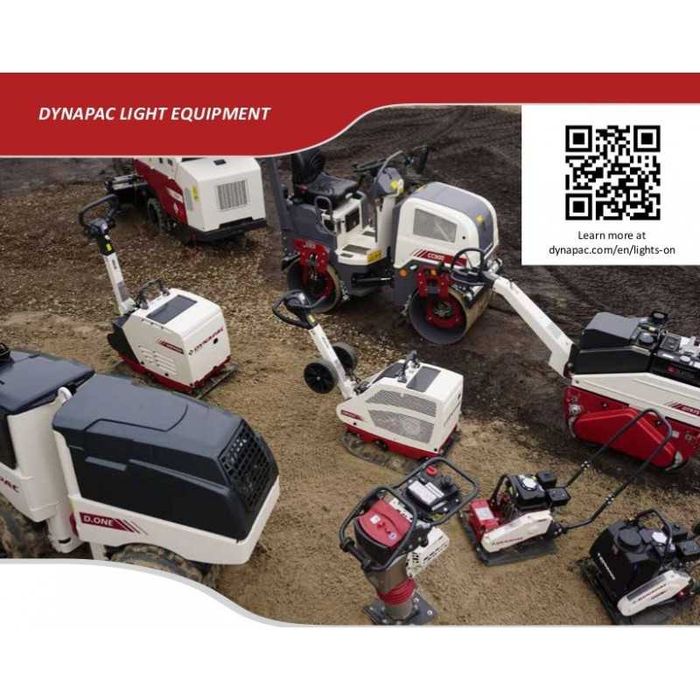 D.ONE Dynapac cilindru picior de oaie 1595 kg motor Kubota