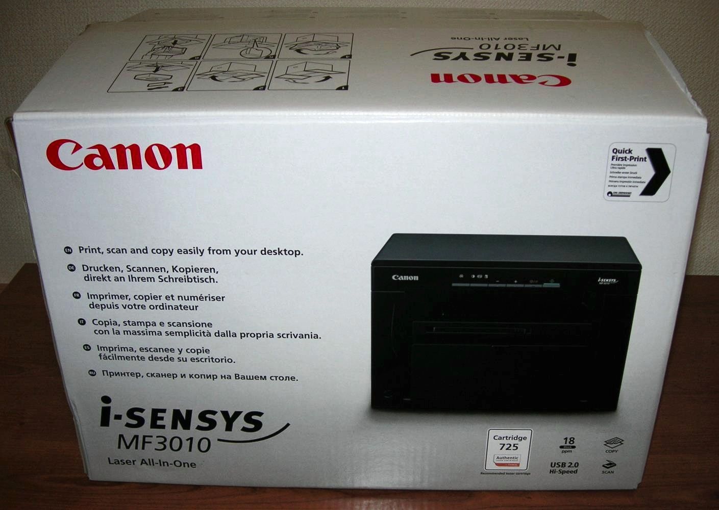 Canon mf 3010 абсолютно новый