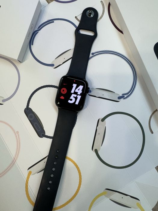 Apple Watch SE (2023), GPS, Carcasa Midnight Aluminium 40mm