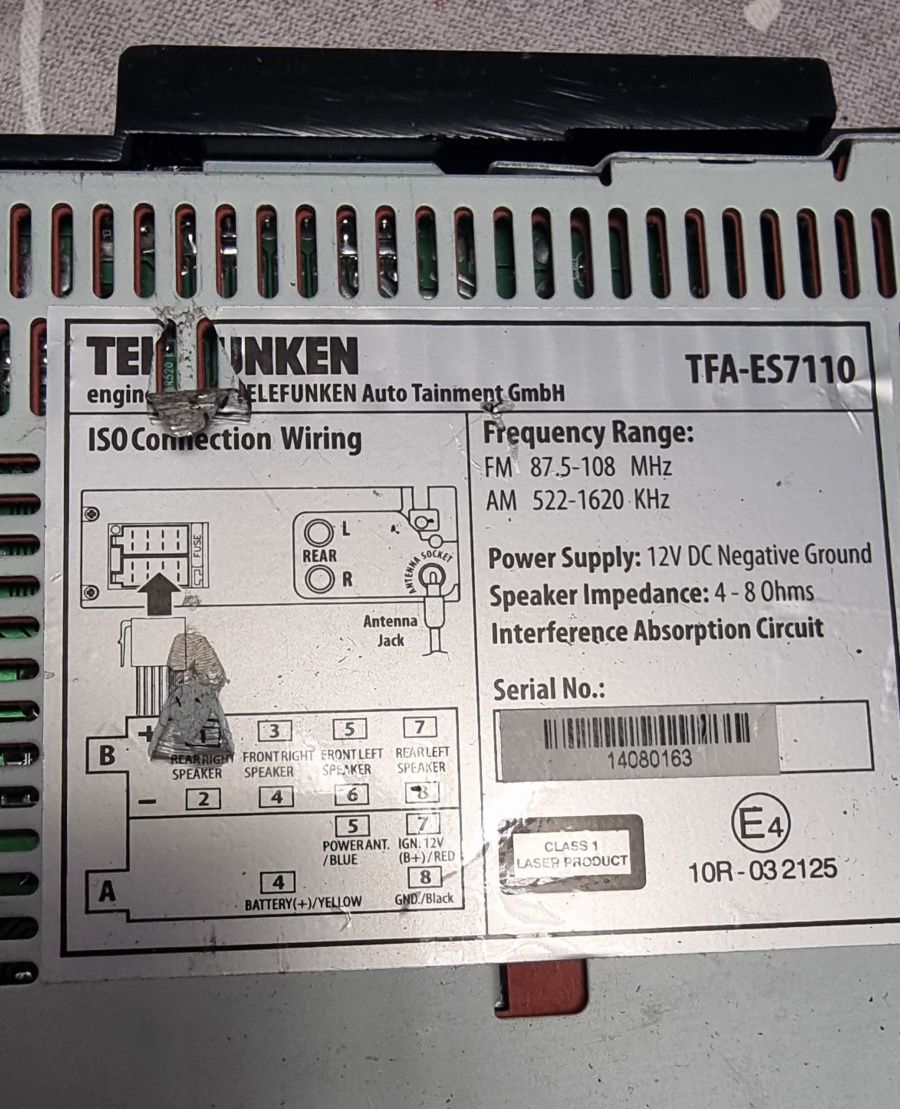 Telefunken TFA-ES7110