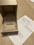 Inel logodna Teilor aur alb 18K diamant 0.1 ct. G VS