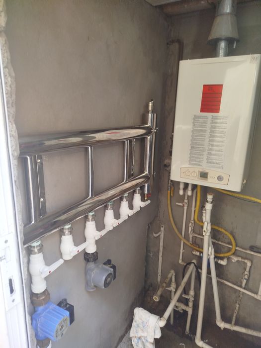 Отопление. Теплый пол Батареи. Сантехника Сантехник. Промывка . РЕМОНТ