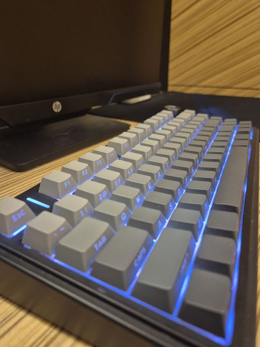 Черная клавиатура AULA F75 side-printed