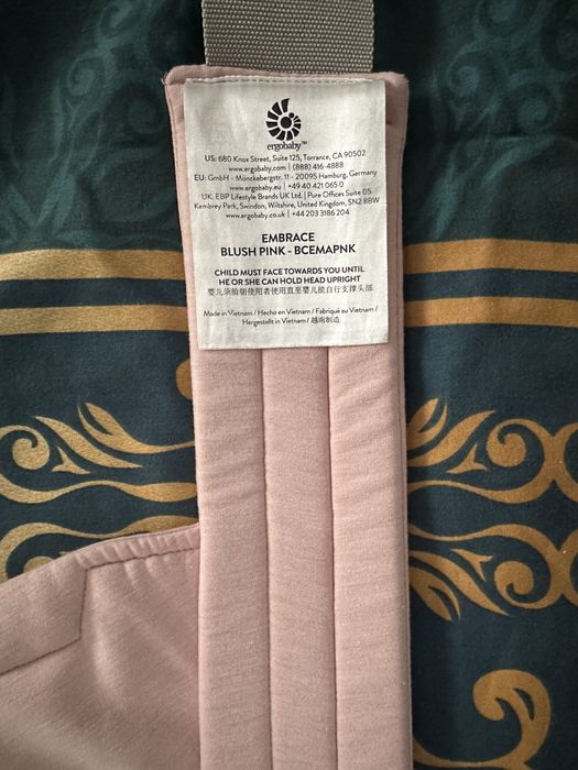 Ergobaby Embrace Blush Pink
