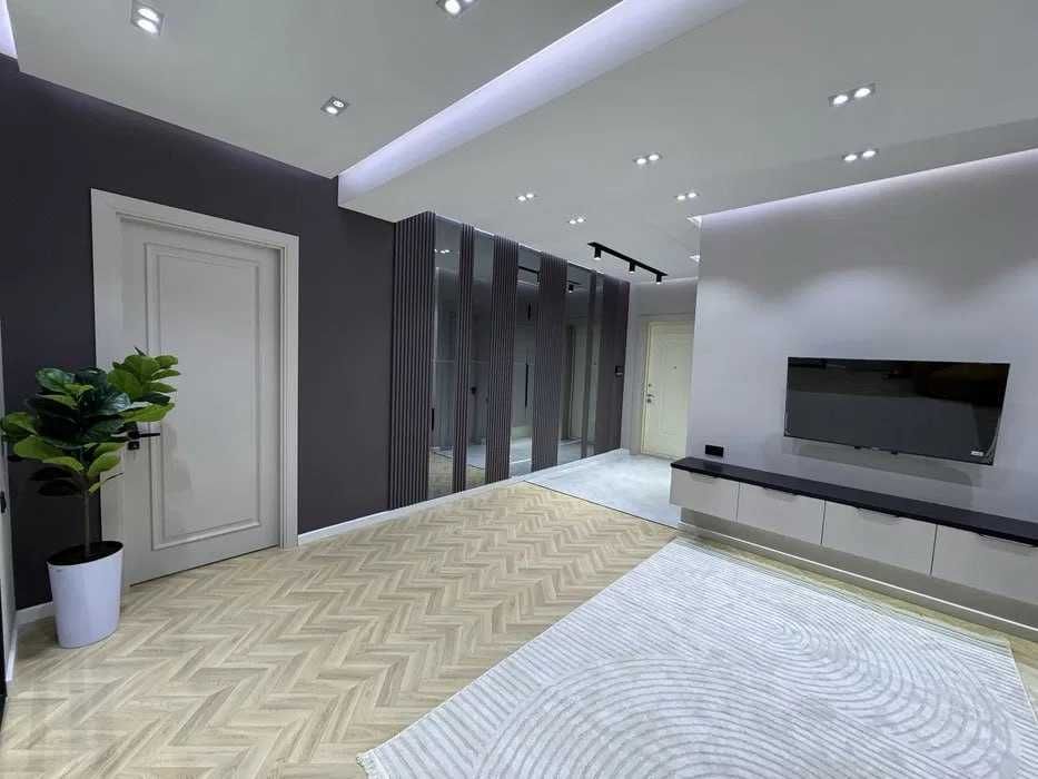 Oq Saroy urban stroy, Паркентский, 3 комнаты 85м2 новый Люкс ремонт