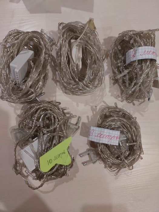 Гирлянды Горят разноцветно