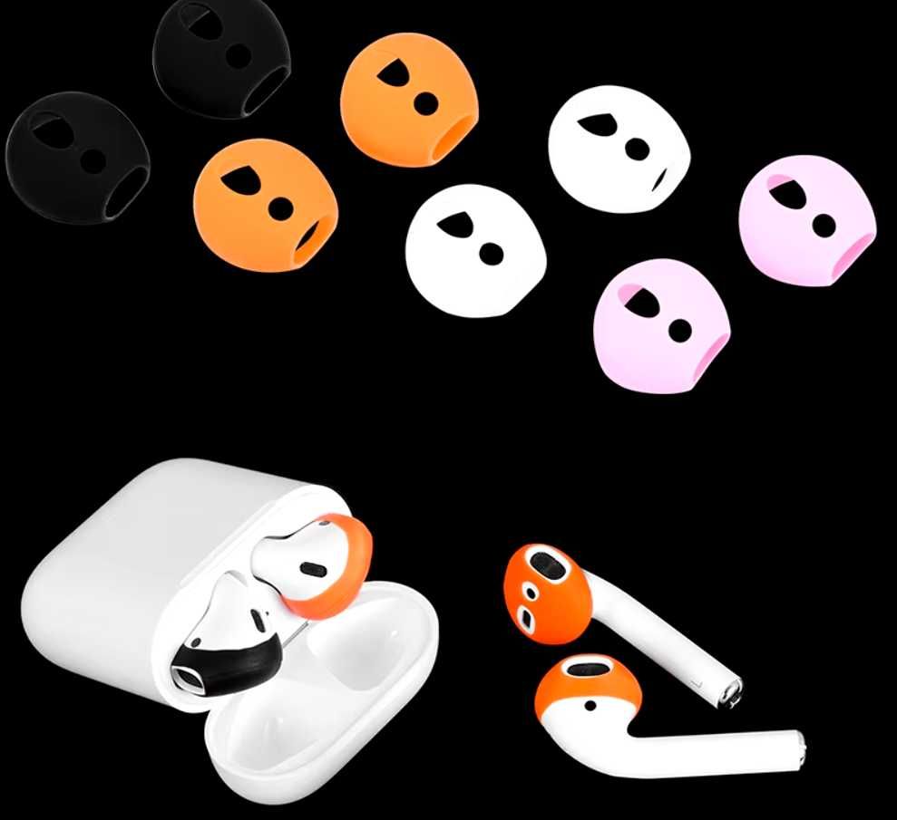 Новые сменные насадки амбушюры для наушников Apple airpods 1, 2