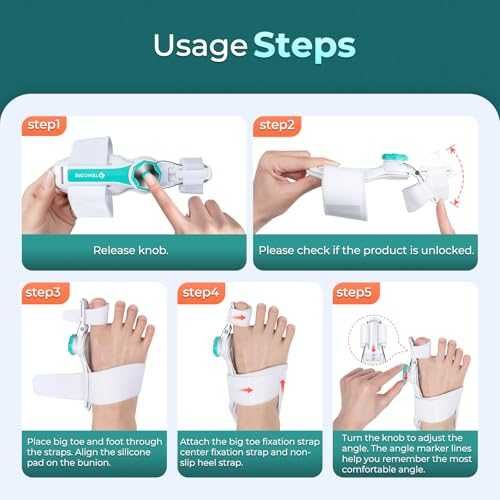 Нов Ортопедичен изправител за палеца облекчение при болка и деформация