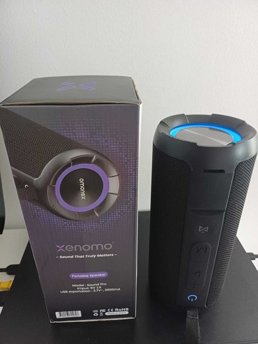 Boxa portabila ,noua,in garantie,bluetooth 5.3,miniSD,USB,TWS,aux