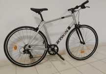 Bicicletă bărbătească cursiera Btwin cadru aluminiu roți 28