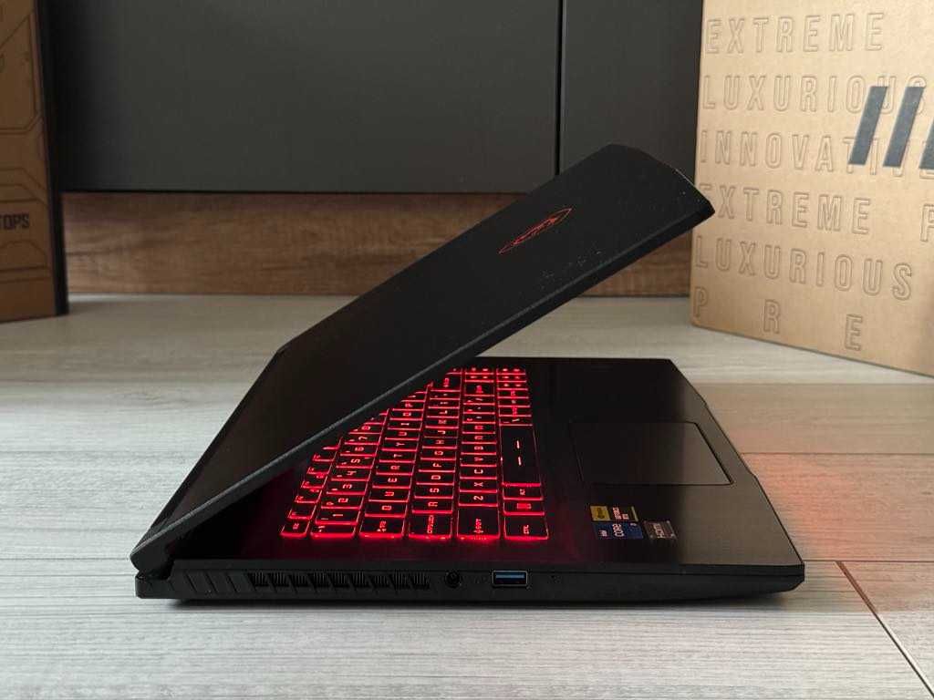 ГАРАНЦИЯ i7-11800H|GTX1650|512GB|IPS 144Hz|16RAM лаптоп msi laptop