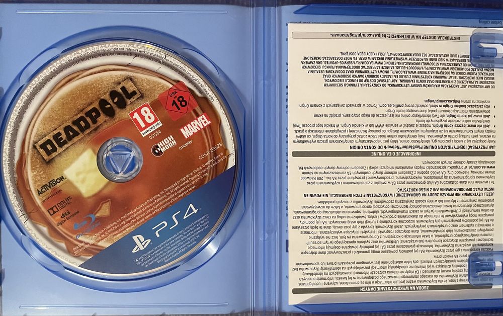 DEADPOOL ps4 nou pret fix trimit doar cu avans