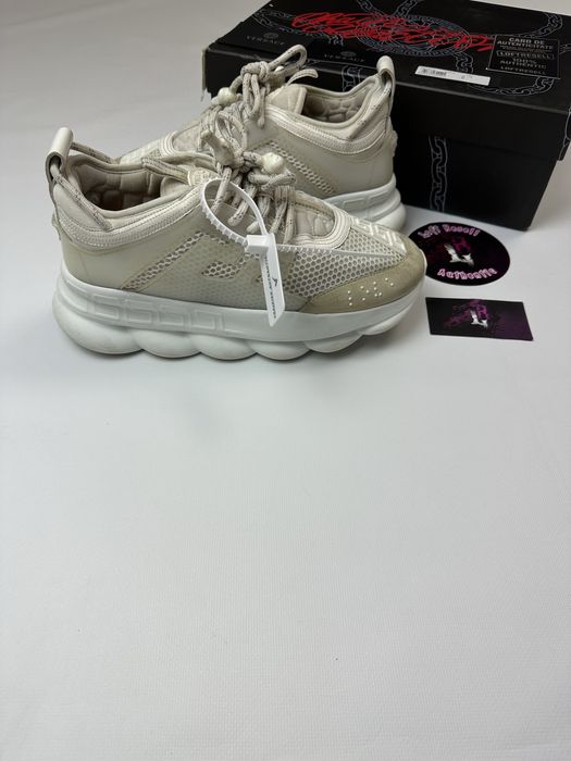 Versace chain white size 42 fit 42-43