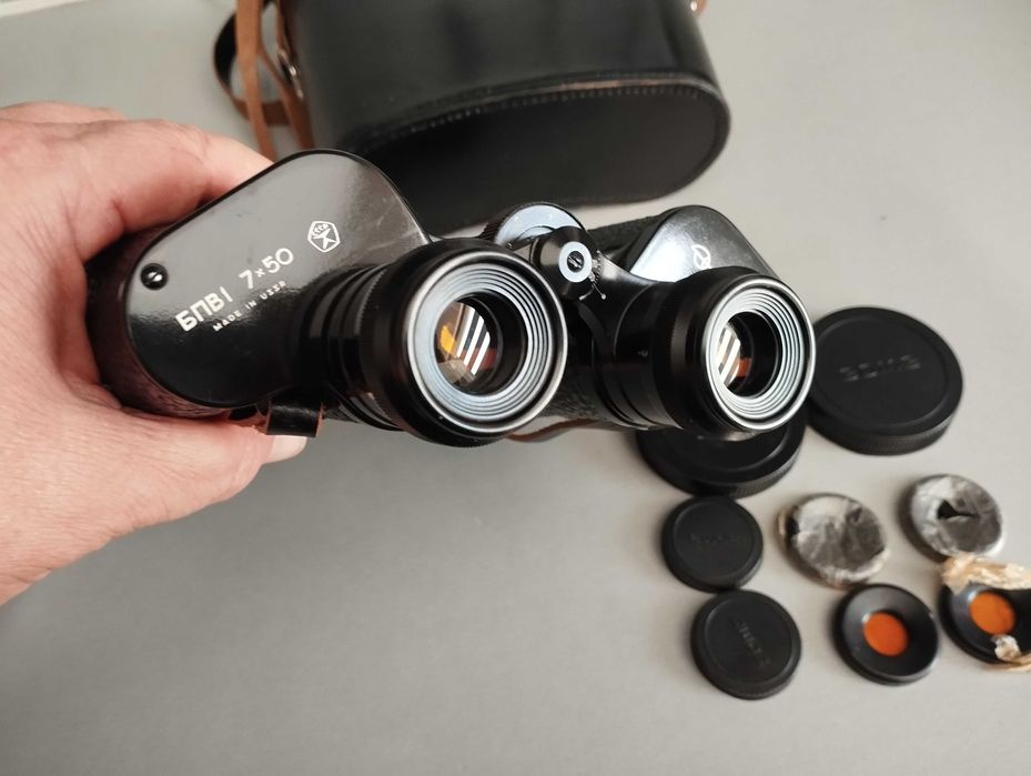 ТОП НОВ Съветски Бинокъл-БПВ1 7х50-MADE IN СССР
