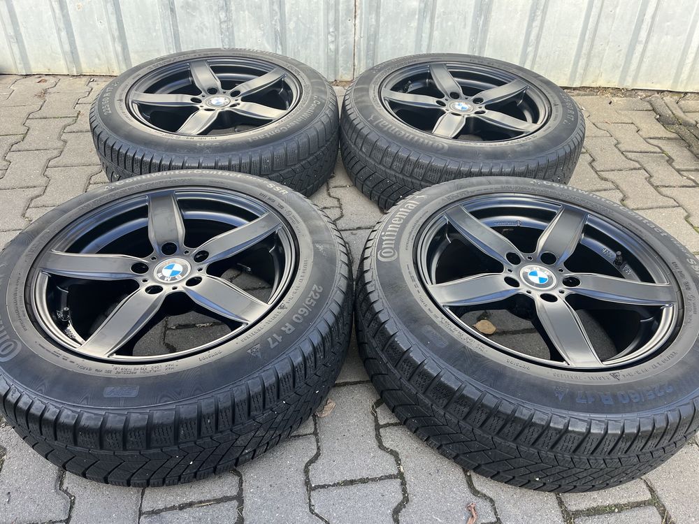 Jante aliaj 5x120mm, anvelope iarna 225/60 R17, BMX X3, F25