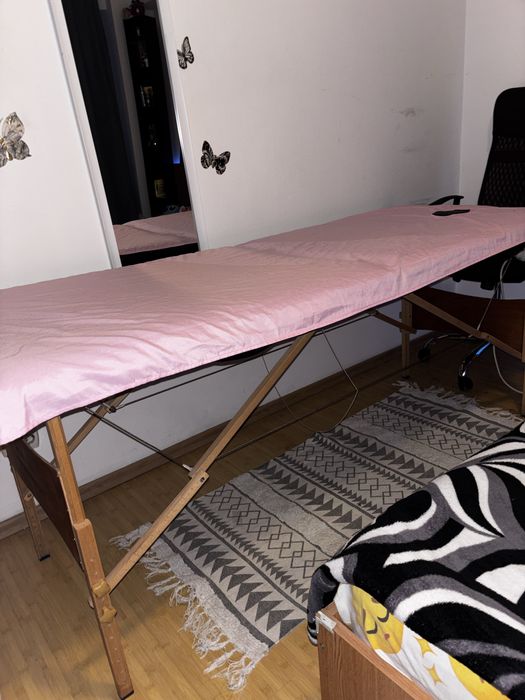 Pat pentru masaj/extensii de gene pliabila