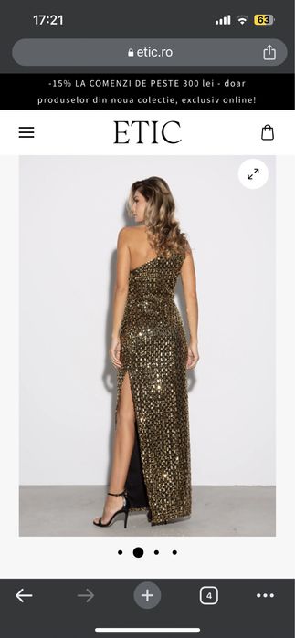 Rochie de seara cu paiete/Rochie nasa