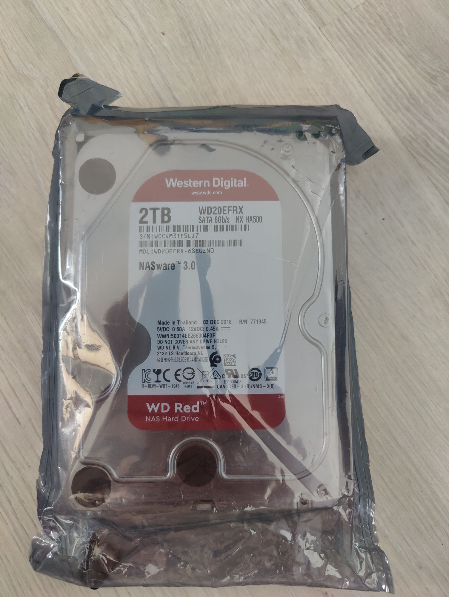 Hard disk western digital 2TB  3TB