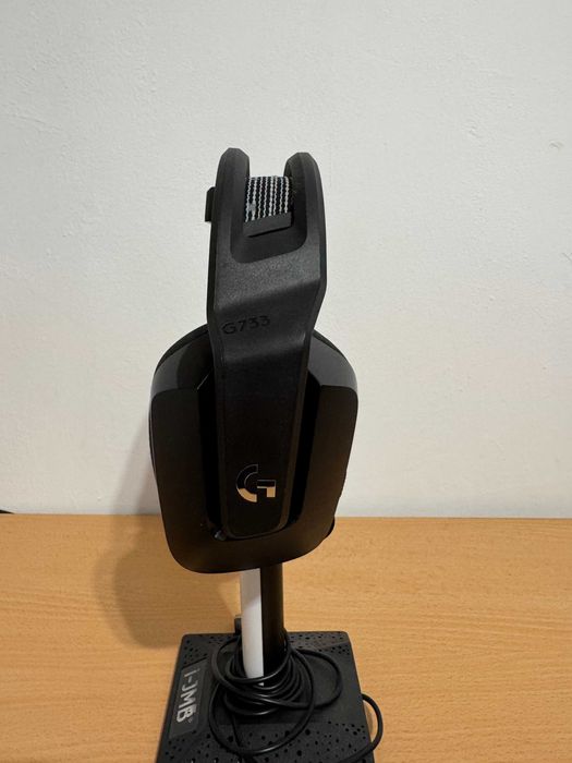 Гейминг слушалки Logitech G733, безжични, черни
