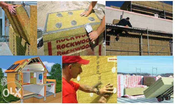 Vata bazaltica de exterior pt fatada 10cm 15cm 20cm Cel mai bun pret!