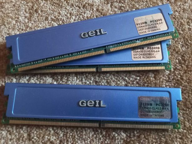 Ram DDR400 3x512 Mb