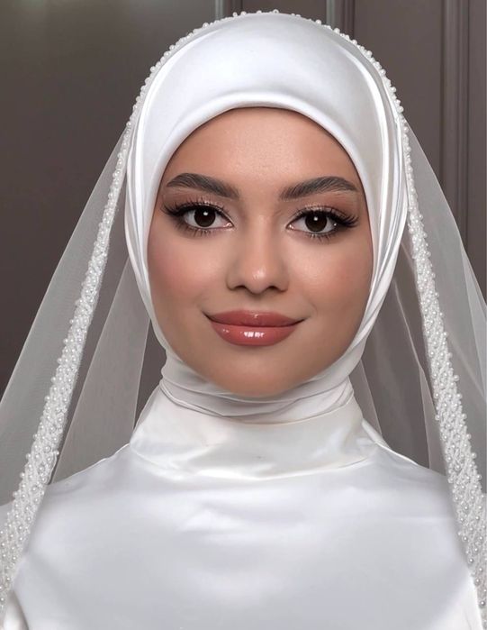 Макияж невесты и вечерний образ