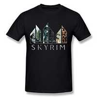 Тениска T-shirt The Elder Scrolls V Skyrim или черно поло дюс