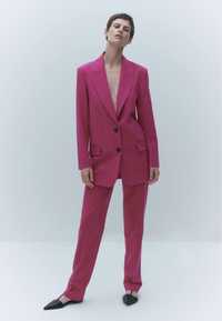 Costum Massimo Dutti fucsia