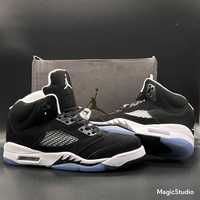 Кроссовки Nike Air Jordan 5 Retro! Сине-белые