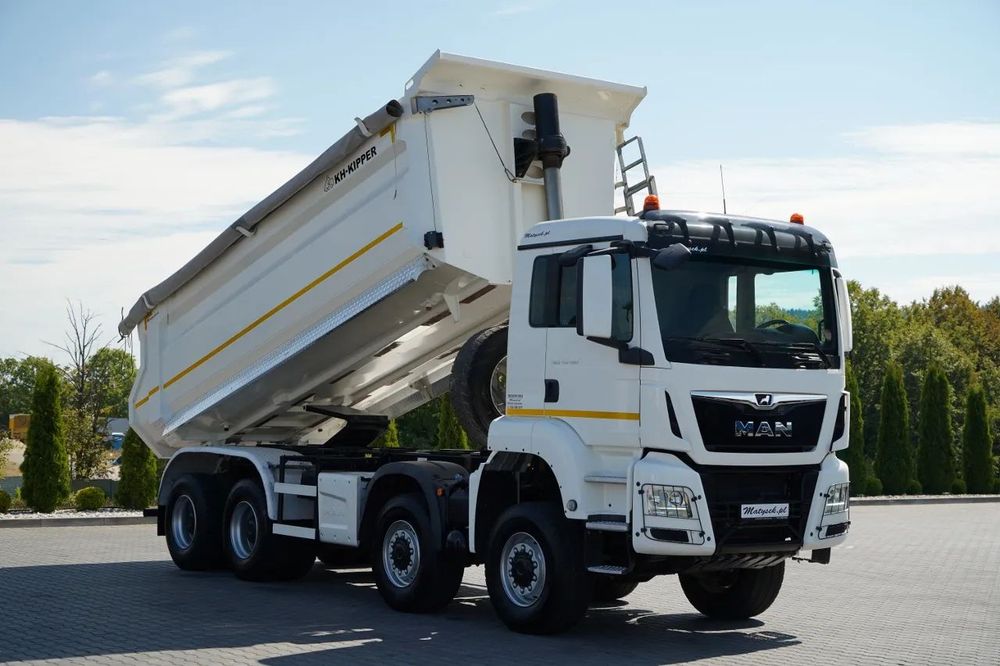MAN TGS 41.460 / 8x8 / BASCULANTE SPATE / MANUAL / KH-KIPPER / EURO 6 / 2019 / CONTRACTUL DE SERVICE