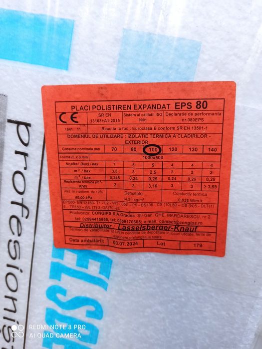 Polistiren expandat de 10