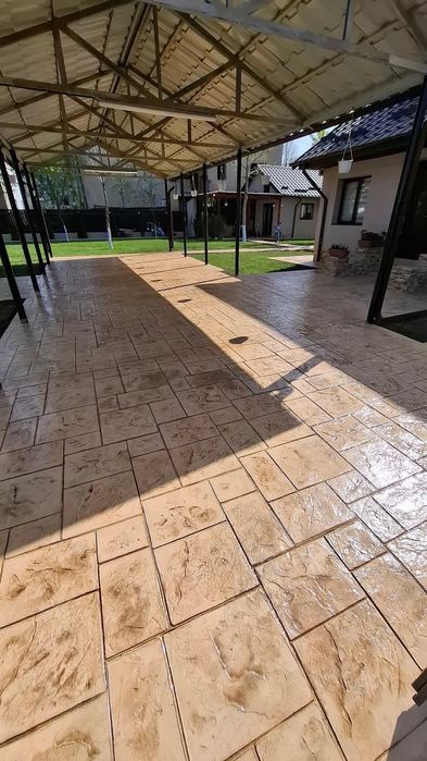 Beton amprentat  90 -100 Ron/mp