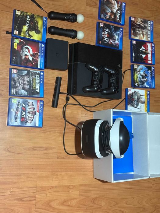 PS4 + PS VR комплект + 10 игри – 800 лв. (възможен коментар на цената)