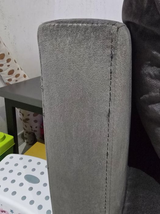 Vând canapea liniară 3 locuri Rovere Grey Velvet