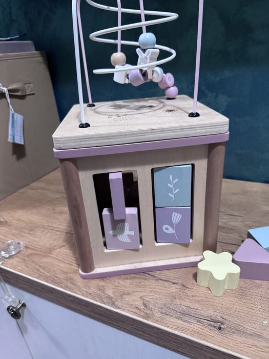 Cub activitati lemn - Little Dutch, colectia Flowers and Butterflies