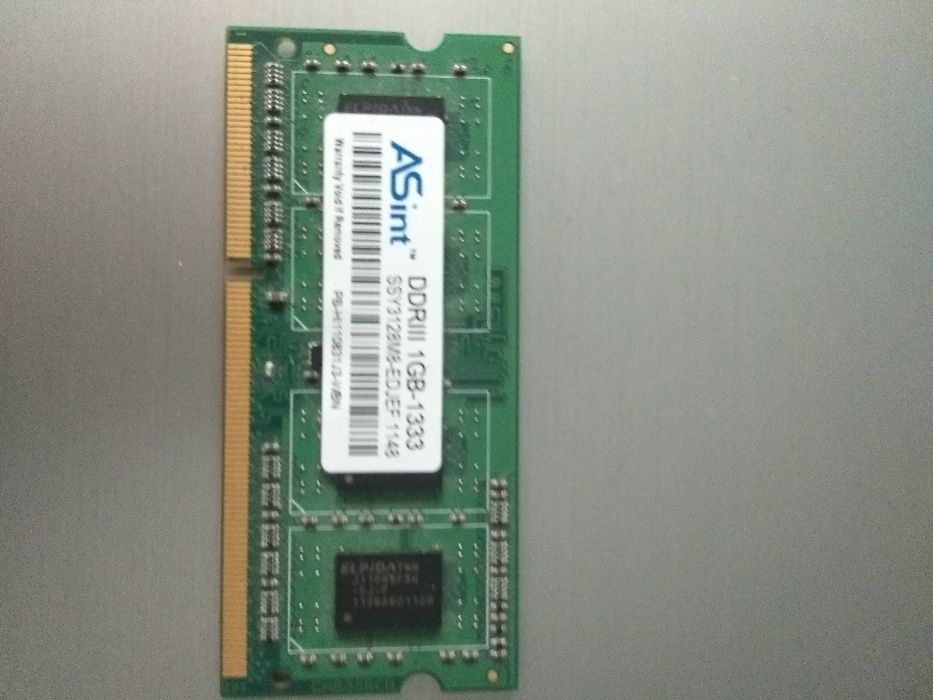 memorie laptop 1 GB DDR3 1333