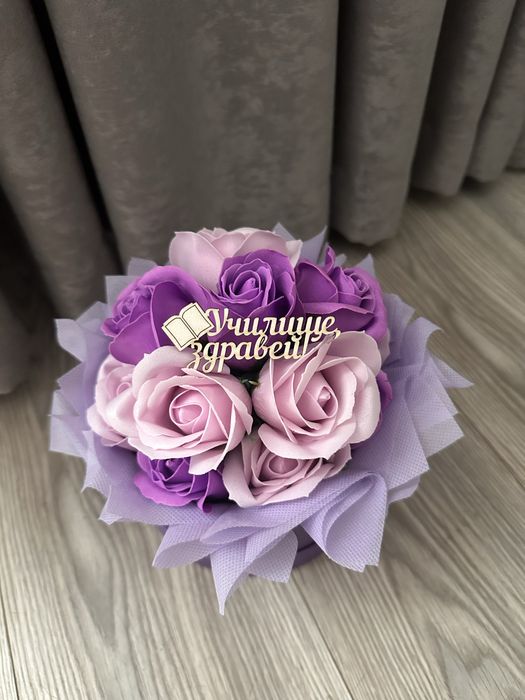 Ръчноизработени подаръчета от сапунени рози