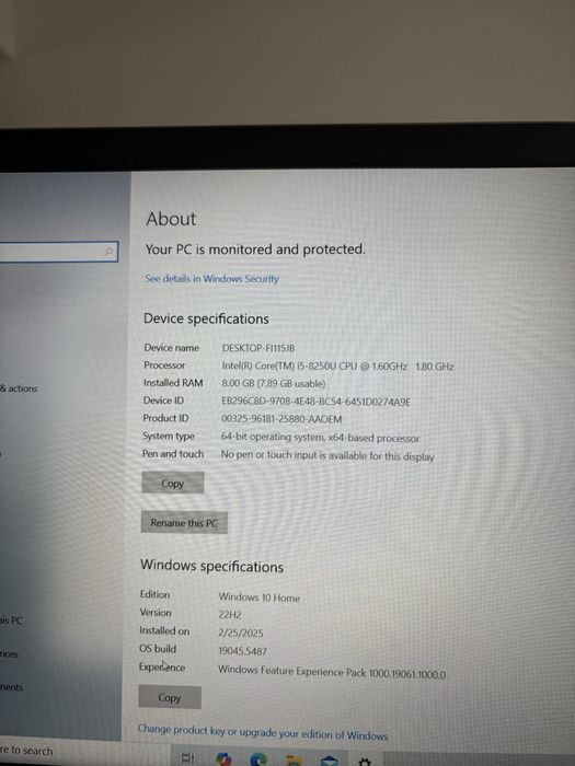 Asus Vivobook 15 Gold. •i5 8th gen• SSD 256gb• Taste luminate