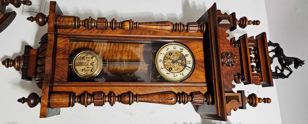 Ceas de perete cu pendula Kienzle 1898