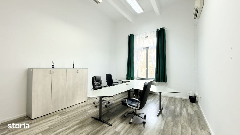Spatiu Birou de Inchiriat  Metrou Universitate 27 MP Paza 24/7