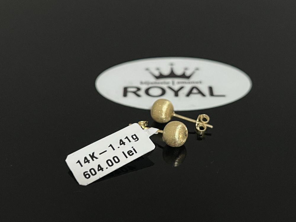 Bijuteria Royal CB : Cercei aur 14K 1,41 grame
