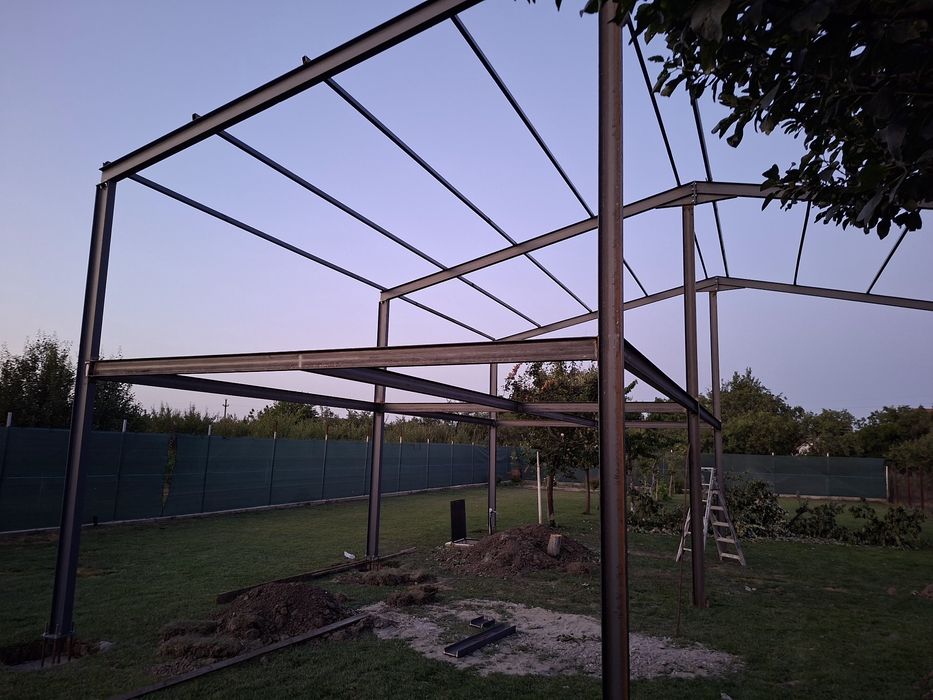 Vand structura metalica 10x10x4 pentru service auto