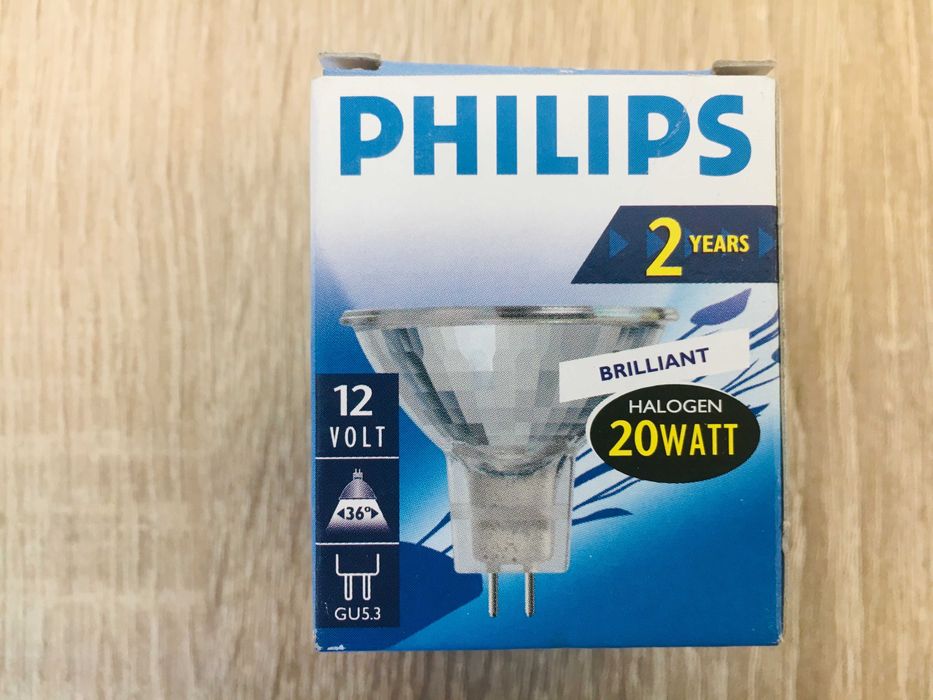 Set 7 becuri halogen 12 volt, 20 Watt, dulie GU5.3