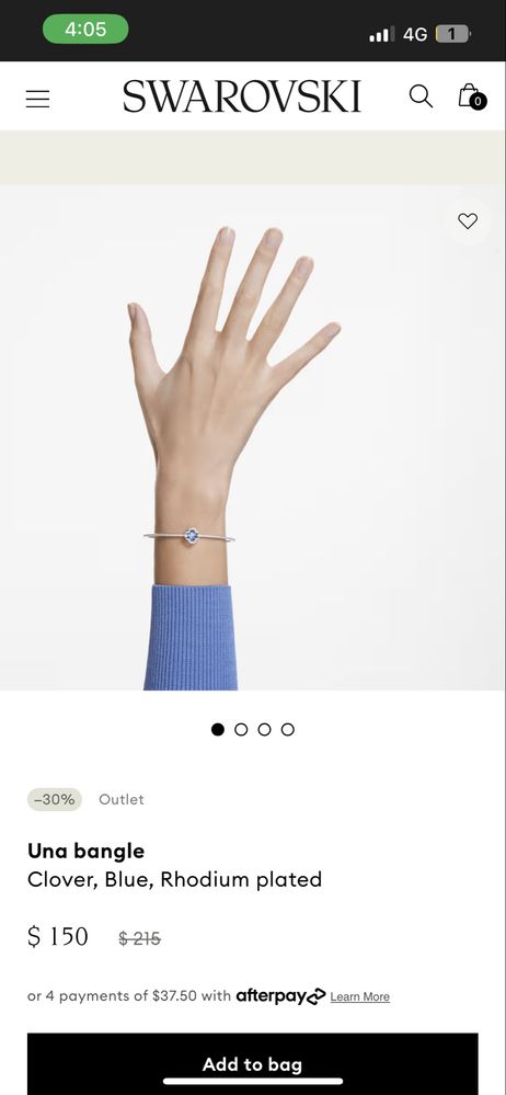 Гривна на Swarovski