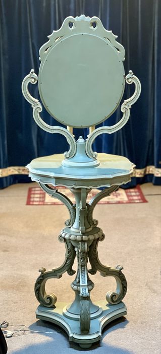 Masuță cu oglindă/toaletă veche , stil Baroc venețian