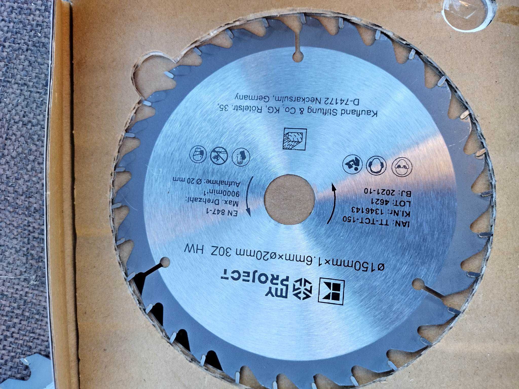 Set 3 panze disc circular diametru 150 mm